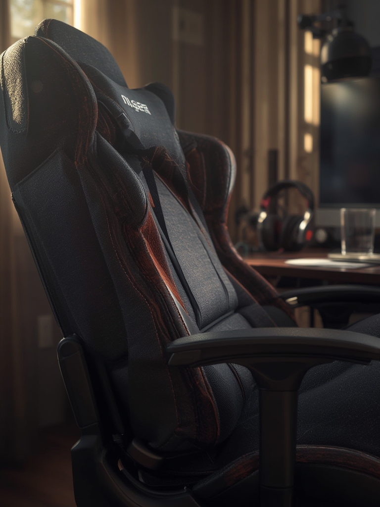 gaming chair in action